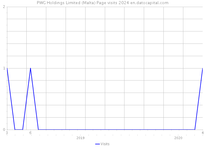 PWG Holdings Limited (Malta) Page visits 2024 