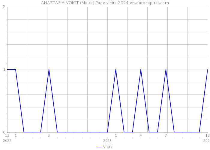 ANASTASIA VOIGT (Malta) Page visits 2024 